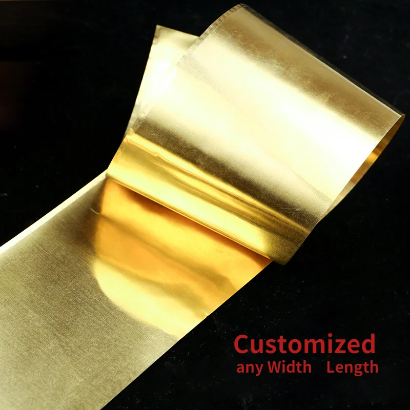 

Customization Brass Strip H59 Brass Metal Thin Sheet Foil Plate Thick 0.01/0.02/0.03/0.05/0.1/0.2/0.3/0.4/0.5/1mm width 10-300mm