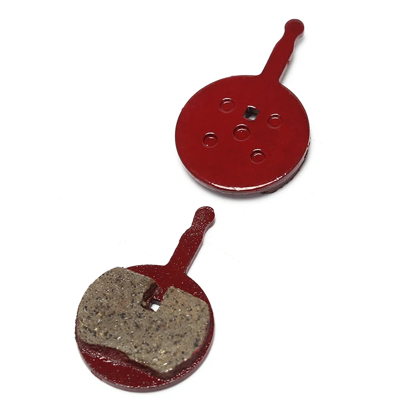 Прочный 2шт красный металлический тормоз колодки велосипедные тормозные горный