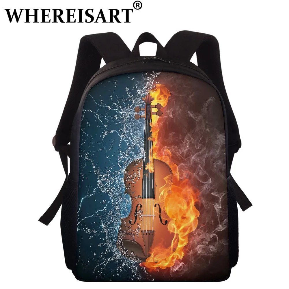 Рюкзак для девочек-подростков, с рисунком скрипки от AliExpress WW