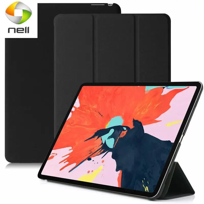 

Магнитный флип-чехол для iPad Pro 11 2018, ультратонкая задняя крышка из искусственной кожи тройного сложения, умный чехол для планшета, чехол для ...