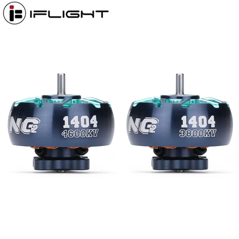 

IFlight XING2 1404 3800KV 4600KV 3-4S Ultralight Brushless Motor 9N12P 1.5mm Shaft for 4inch Propeller RC FPV Toothpick Drones