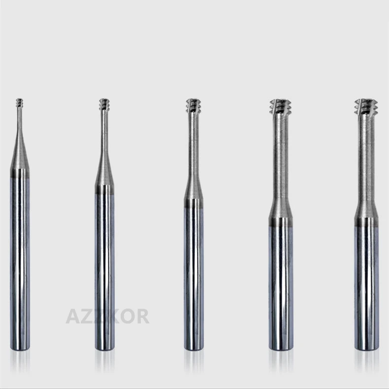 Thread Tooth Milling Cutter Alloy Coating Tungsten Steel Internal Cnc 60 Degree Hrc65 Top Machining Center AZZKOR Tools | Инструменты