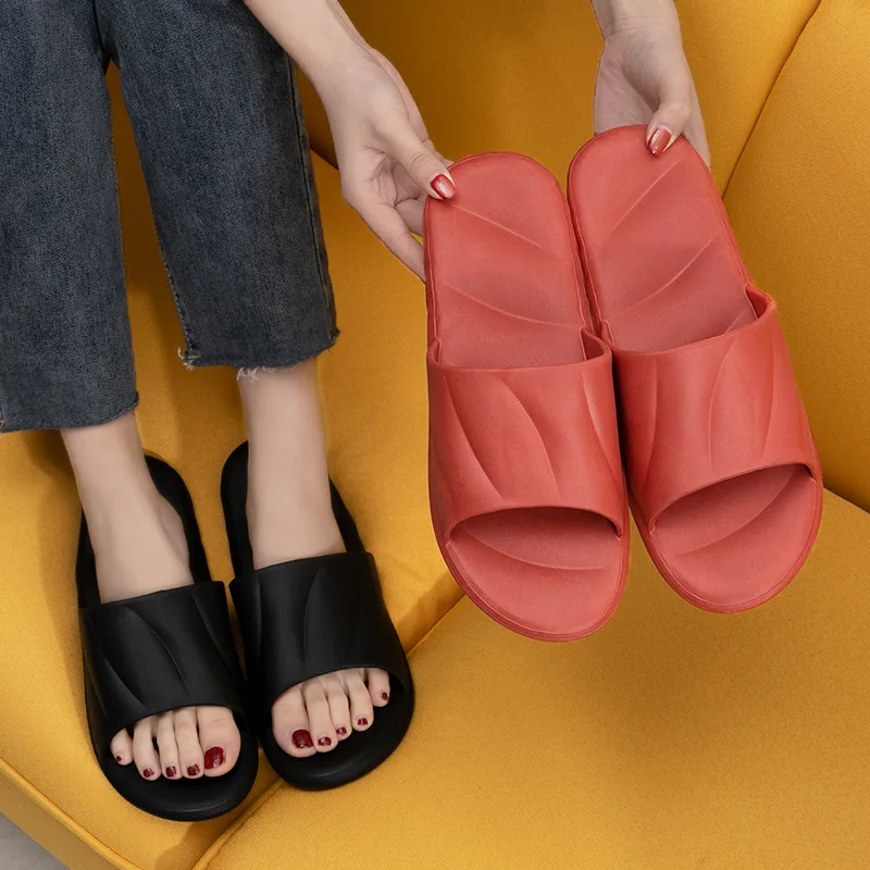 

Slippers Men's Home Indoor Soft Bottom Home Wood Floor Eva Bathroom Bath Slipper Female Shoes Man Home Slippers Men's Slippers