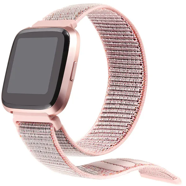 Color A Нейлоновая петля ремешок для Fitbit Versa ремешок сменный Браслет для Fitbit Versa умные часы мужские ремешки для часов женский браслет - Цвет: Color A