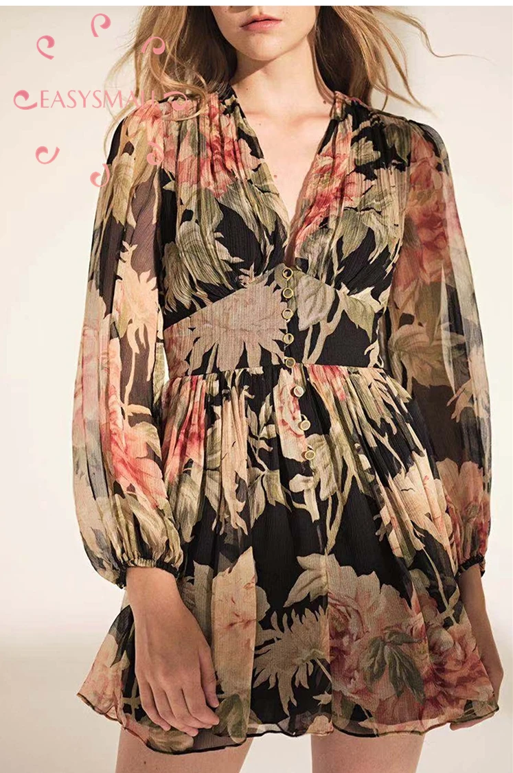 EASYSMALL For love lemons женское платье модное кантри стиль высокое качество Vestidos вечерние