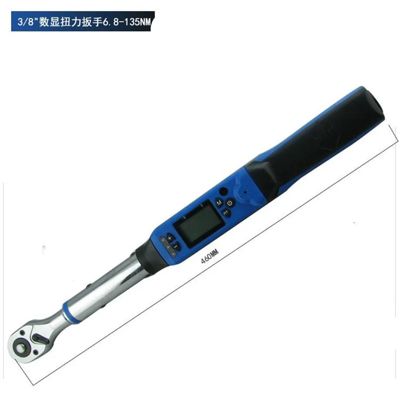 Электронный Цифровой Динамометрический ключ переходник с трещеткой 1 5 6.8 10 17 30 60
