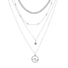 Корейская бижутерия ожерелье многослойное Ожерелье Стразы ожерелье эффектное ожерелье чокер ожерелье для женщин оптовая продажа