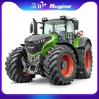 Фермерский трактор на радиоуправлении 2,4G, трейлер с дистанционным управлением, самосвалграбли 1:16, симуляция высоты 38,5 см, строительный автомобиль, детские игрушки, хобби