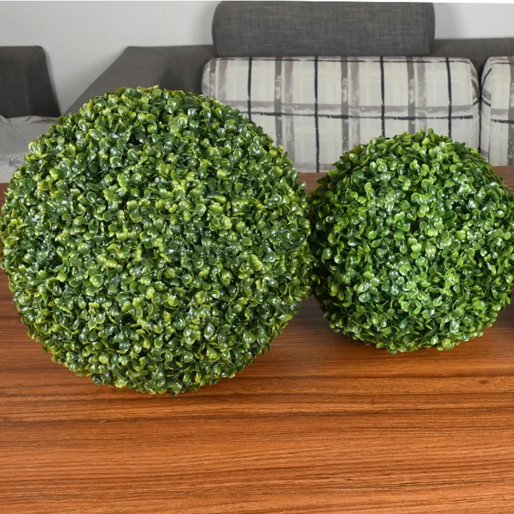 

Simulate Plastic Leave Ball Artificial Grass Ball Home Party Wedding Decoration