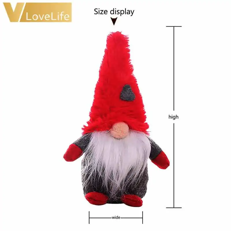 Рождественский новый плюшевый лесной человек с повязкой на ногу борода безликая