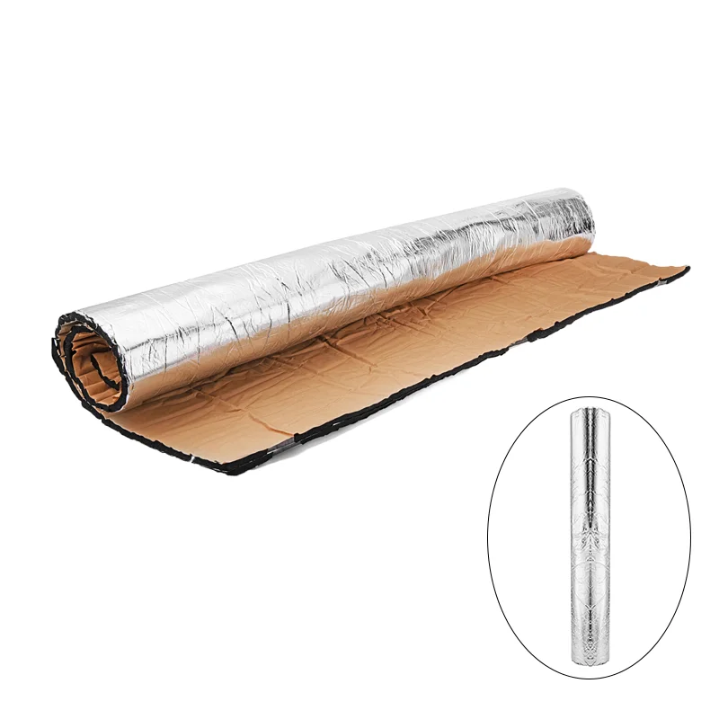 

40"x40" Universal 10mm Car Fender Engine Heat Sound Deadener Dampening Insulation Mat /Sound Proof Sticker/ Fairing Heatshield