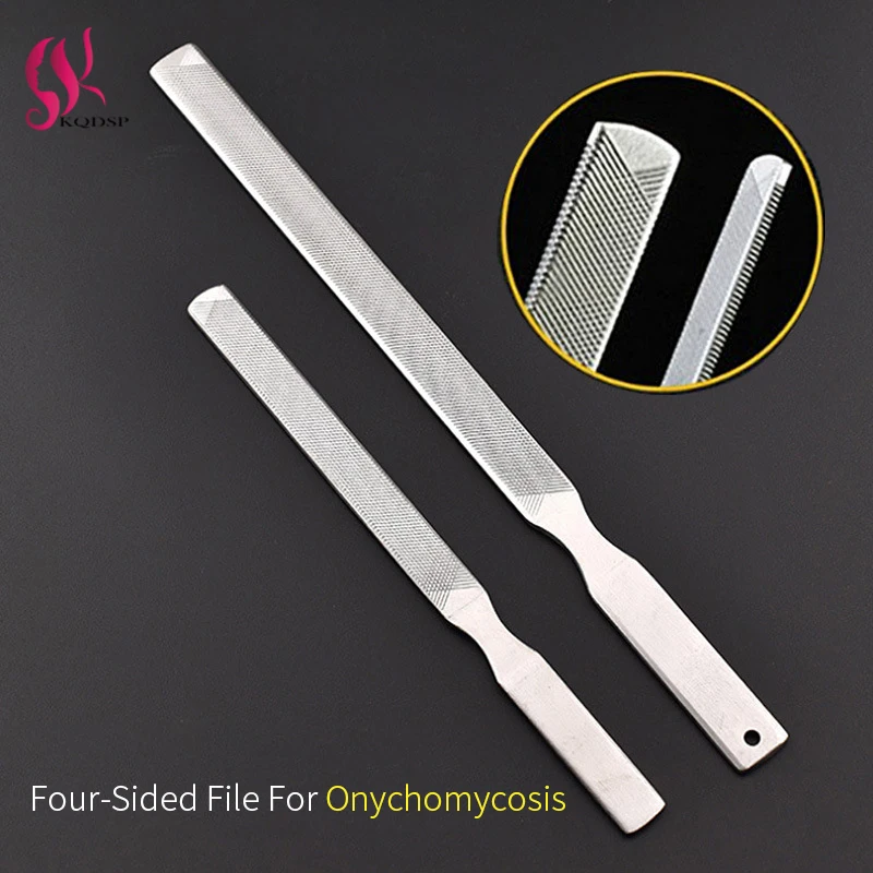

Double-End Silver Cuticle Remover Stainless Steel Finger Dead Skin Cut Stirring Rods Nail Art Files Pusher Tool Strong Edge Tone