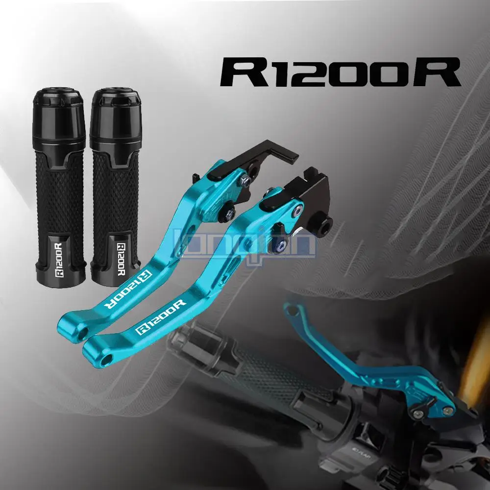 

Motorcycle Accessories Aluminum For BMW R1200R 2015-2018 Handle Grips Handlebar Motorcycles Short Brake Clutch Lever 2016 2017