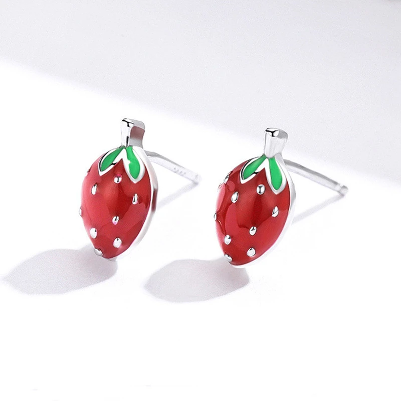 Серьги гвоздики из стерлингового серебра 100% пробы яркие серьги с маленькой