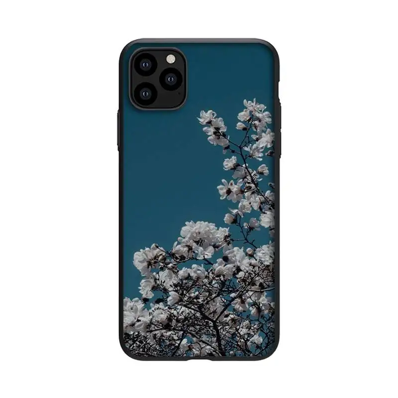 

art Pink Yellow Sunflower Rose Phone Case For Black-Iphone 5s 6 6s 7 8 11 12 X Xs Xr Pro Plus Max Mini Fundas Cover