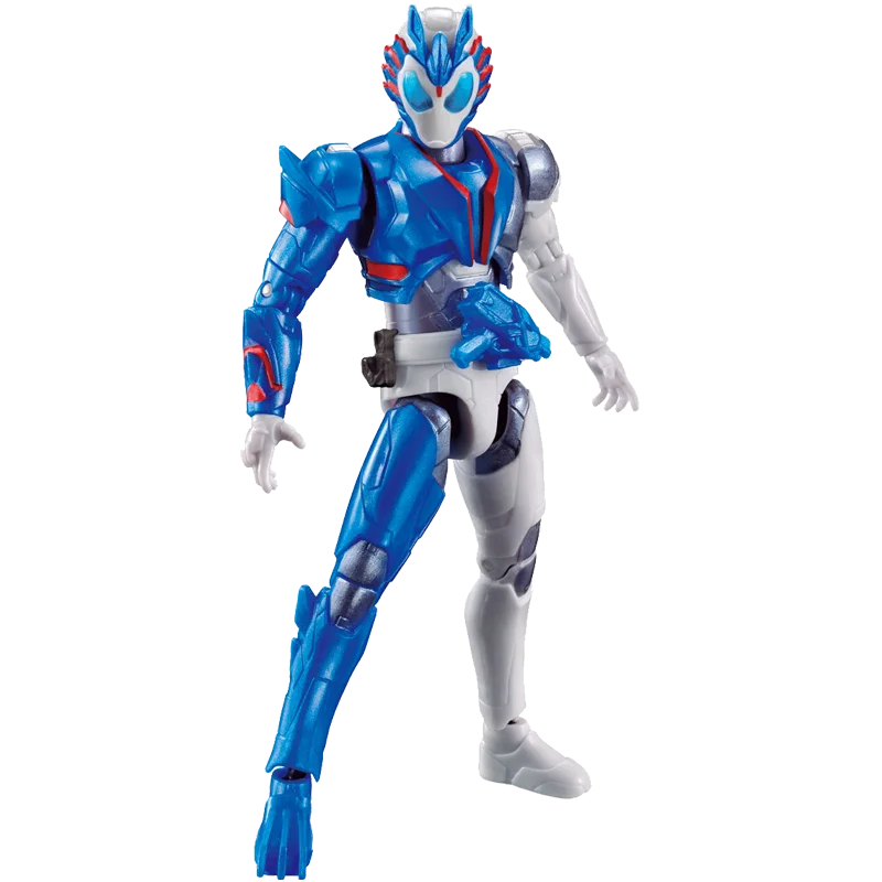 

BANDAI 5inch Garage Kit Mask Knight RKF Movable Anime Peripheral Collection Doll Model Vulcan Kamen Rider Vulcan Shooting Wolf