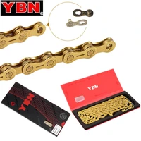 ybn chain gh10s mountain bike 10 speed 30 speed hollow 116l road bicycle variable speed chains link with connector accessories