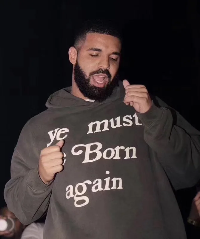 

Kanye West Graffiti Letter Print Plus Fleece Hoodies Men Sweatshirts Hip Hop Harajuku Streetwear Wear Fashion Hoody Pullover
