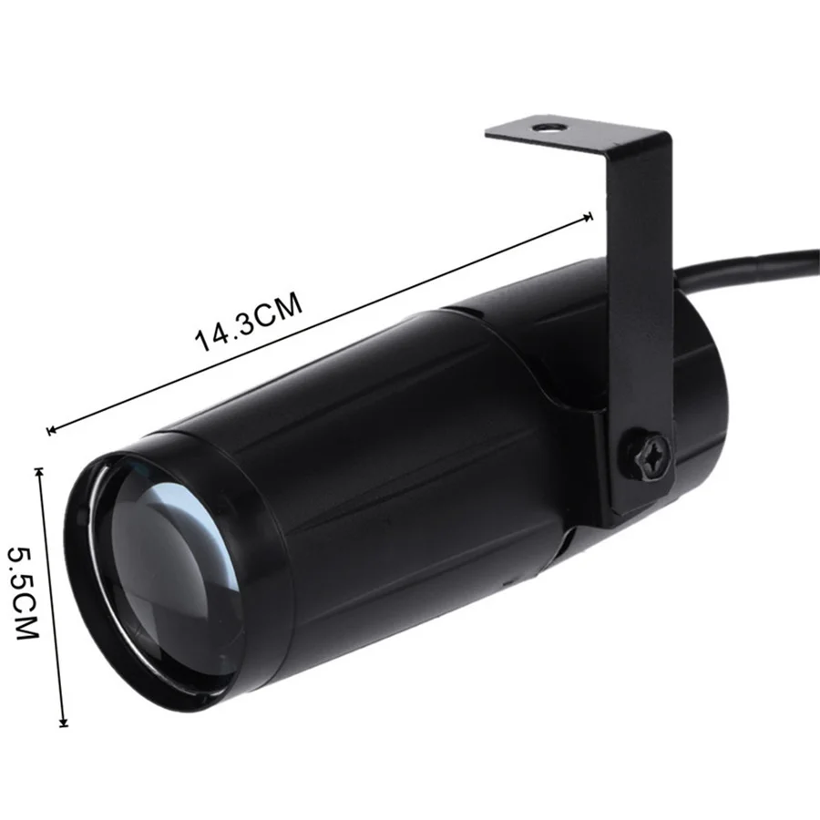 Beiaidi светодиодный флеш накопитель луч Pinspot светильник супер яркий мини RGB