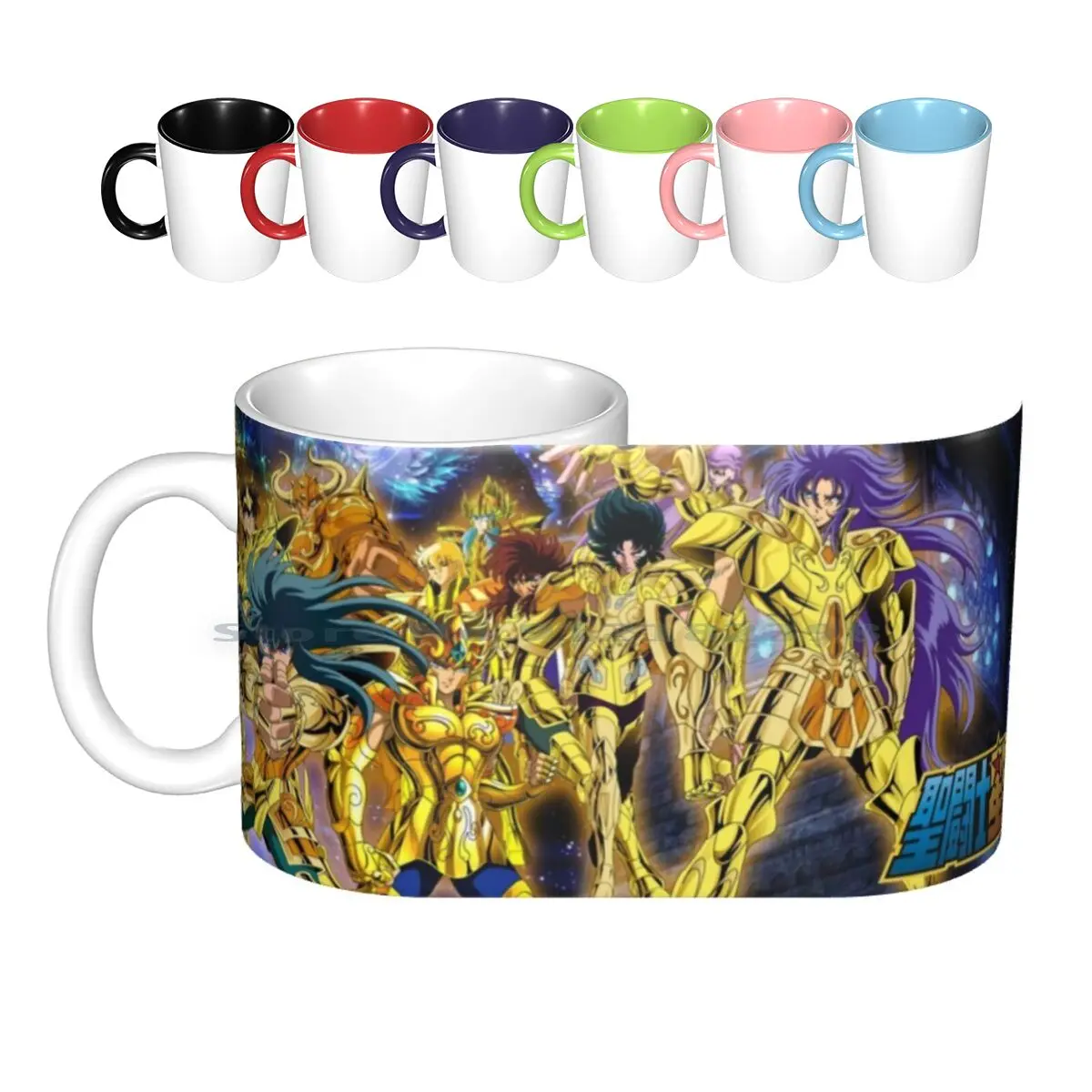 Керамические кружки Saint Seiya кофейные чашки кружка для чая с молоком манга аниме