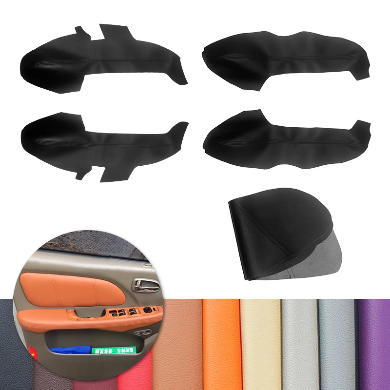 

For Hyundai Sonata 2004 2005 2006 2007 2008 Car-styling Interior Trim Microfiber Leather Door Armrest Panel Cover Decor