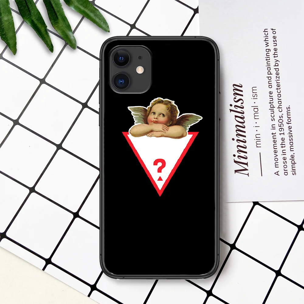 

Fashion Brand Guesses Phone Case For IPhone 4 4s 5 5S SE 5C 6 6S 7 8 Plus X XS XR 11 12 Mini Pro Max 2020 black Shell Silicone