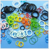 50pcs clear silicone adapter o rings diy baby pacifier dummy mam napkin holder o ring transparent bpa free food grade