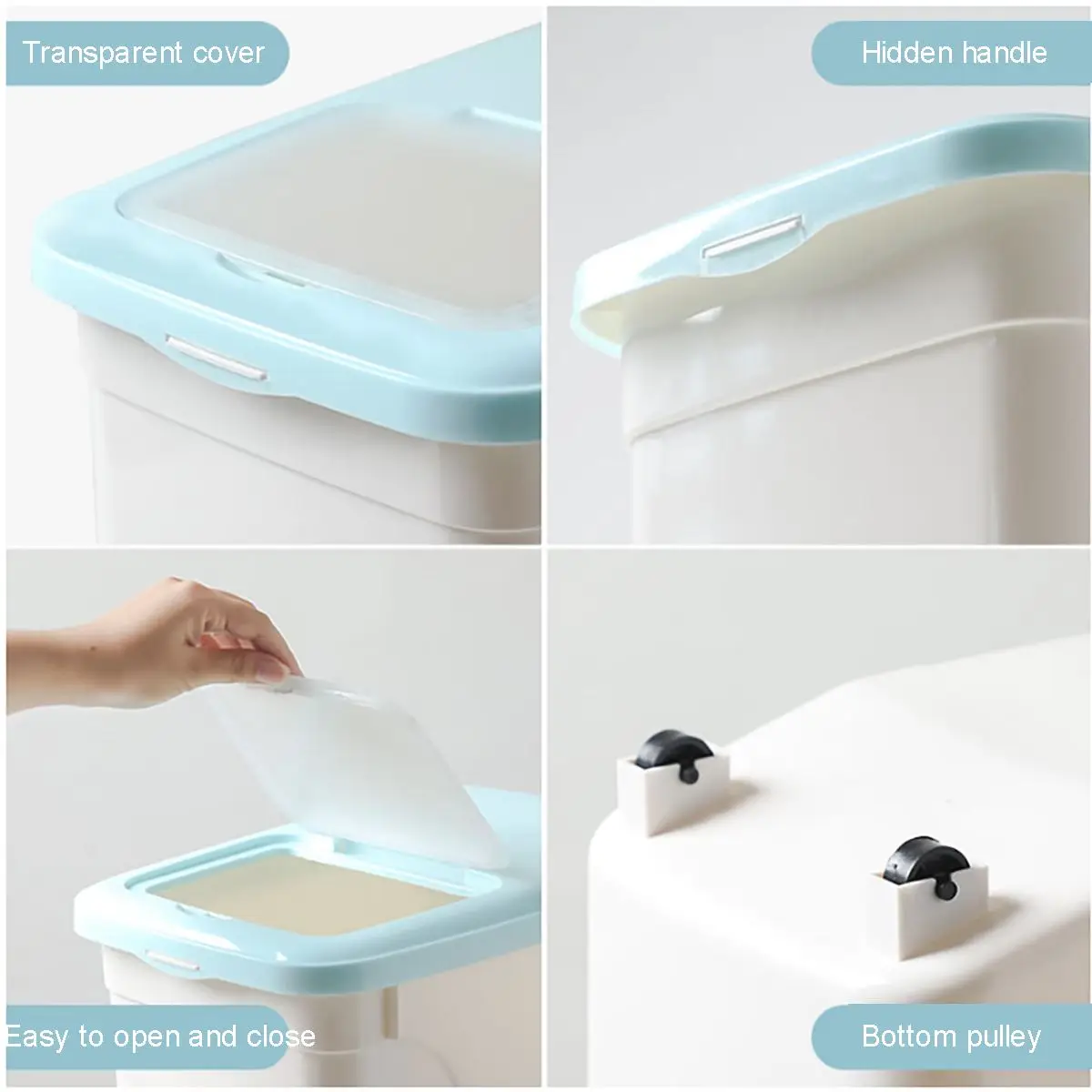 Пластиковый контейнер для зерновой муки 10/20 кг |