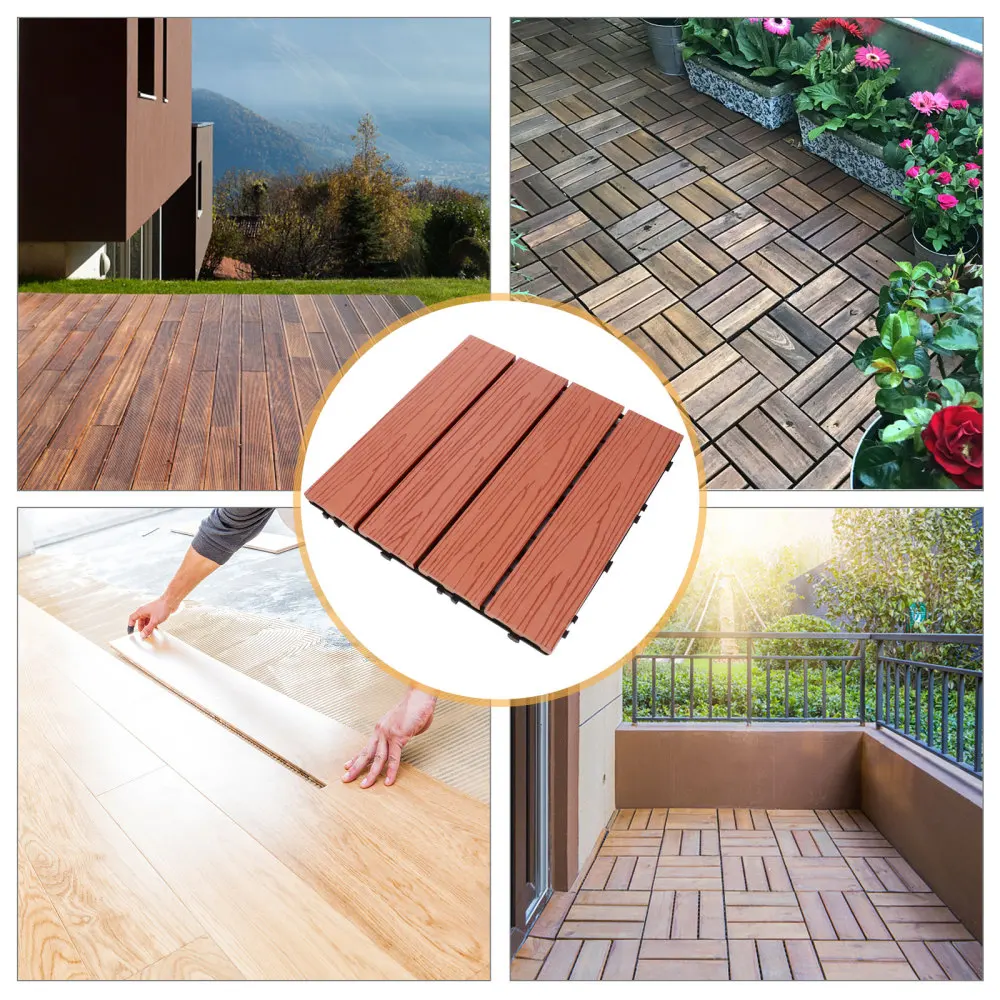 

1pc Moisture-proof Wood Floor Home Garden Splicing Anti-corrosion Floor