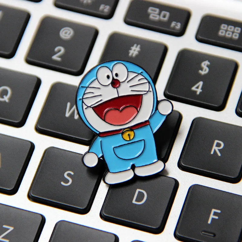 Аниме Doraemon булавки и броши Милая брошь булавка лацкан рюкзак сумки значок одежда