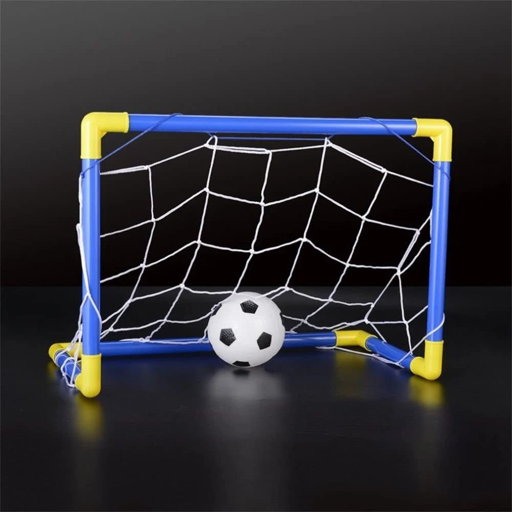 

44cm Children Sports Training Supplies DIY Football Frame Outdoor Plastic Football Goal Ice Hockey Soccer Post Net Game Toys