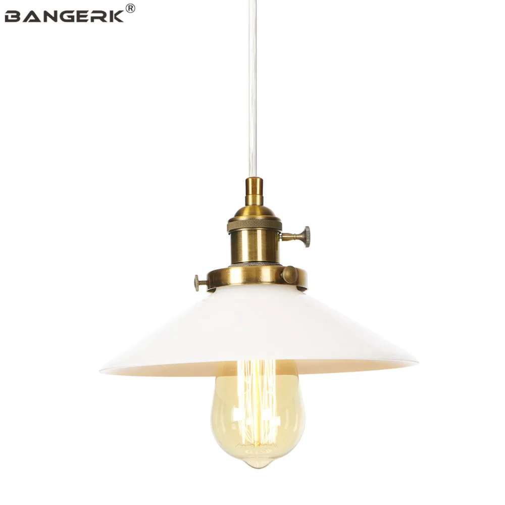 Винтажный подвесной светильник с одной головкой светодиодный потолочный из