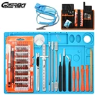 76 в 1 набор профессиональных инструментов для ремонта с антистатическим ковриком Набор прецизионных отверток для ремонта компьютера телефона ПК игровой консоли