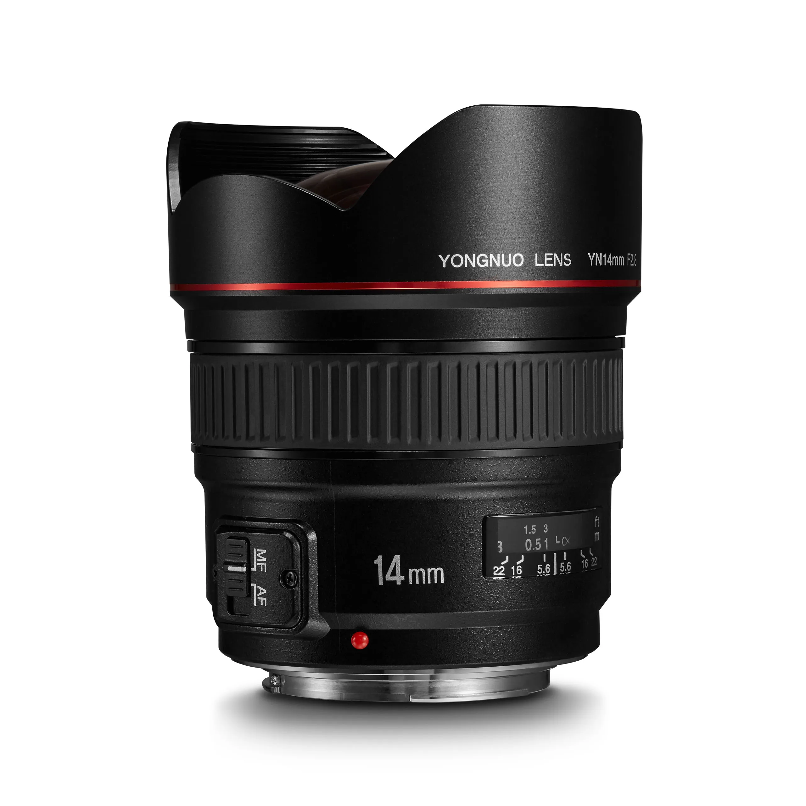 Объектив YONGNUO YN14mm F2.8 AF MF с автофокусом ультраширокоугольный объектив фокусным