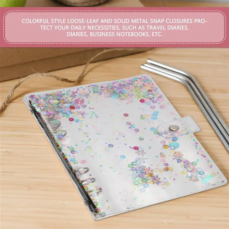 

1pc Beautiful Durable Practical Multifunctional Convenient Notebook Cover Handbook Cover for School