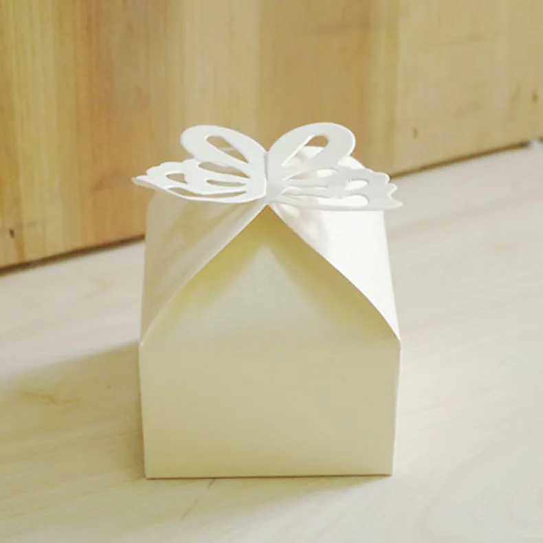 100 шт конфетный пакет упаковочная коробка креативная бабочка конфет на свадьбу