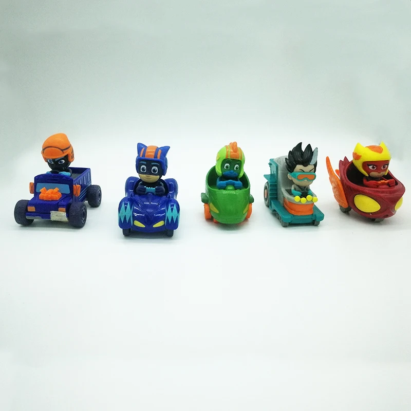 Оригинальная PJ маска Аниме фигурки Модель автомобиля игрушка Пижама герой дети