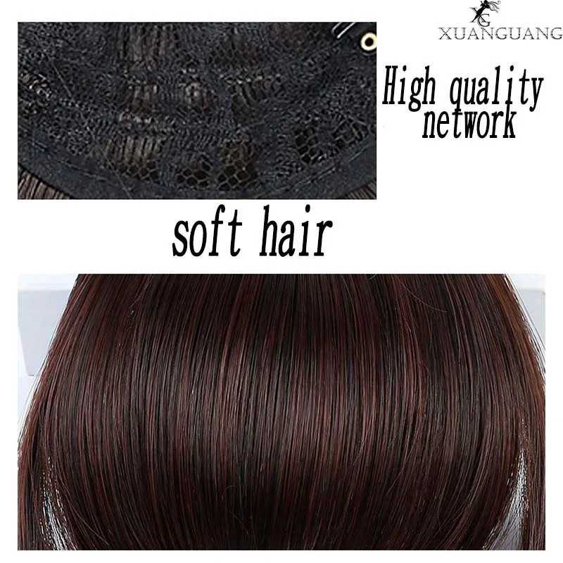 Накладные челки XUANGUANG зажим для волос взрослых аксессуары волос|Челки из