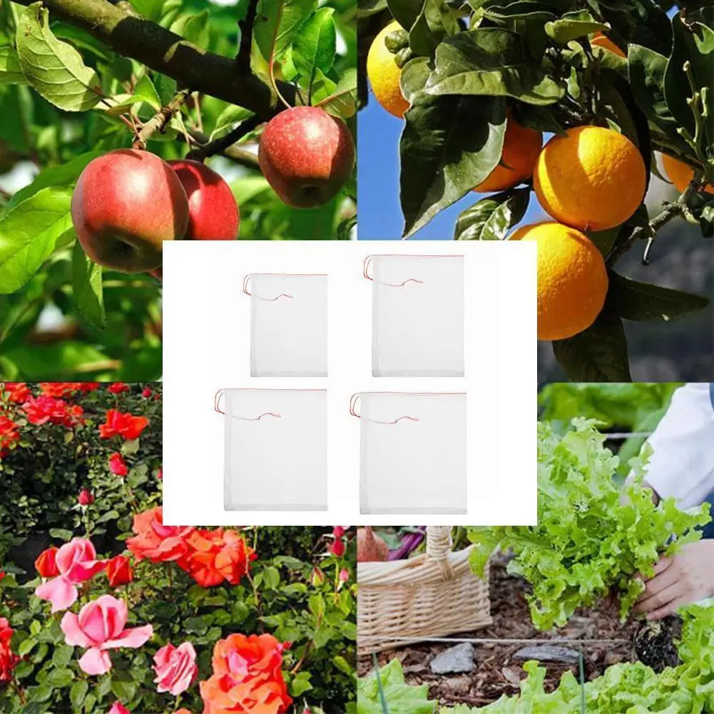 

White M Plant Protective Cover Portable Plant Protective Supplies Garden Cover Set C4v8