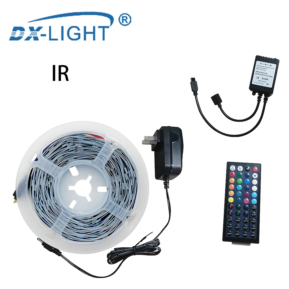 Светодиодная лента SMD5050 с Wi Fi водонепроницаемая RGB лампа диод Fi/RF/ИК контроллером