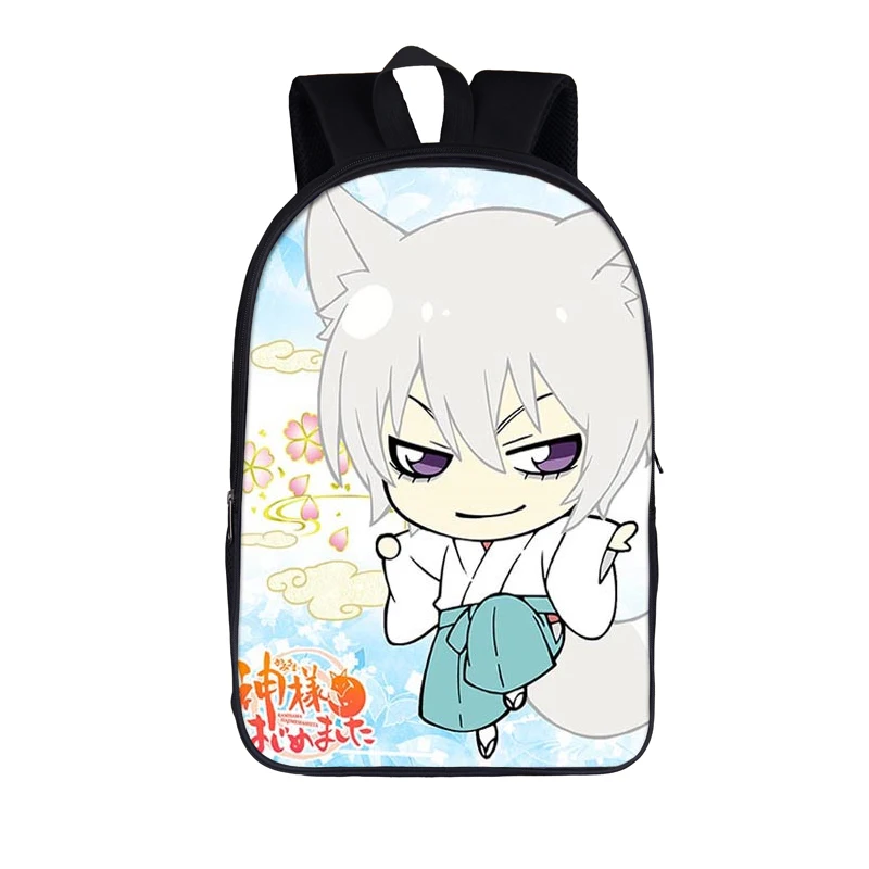 Аниме Kamisama Hajimemashita рюкзак для подростков Love / Kiss детские школьные сумки Tomoe