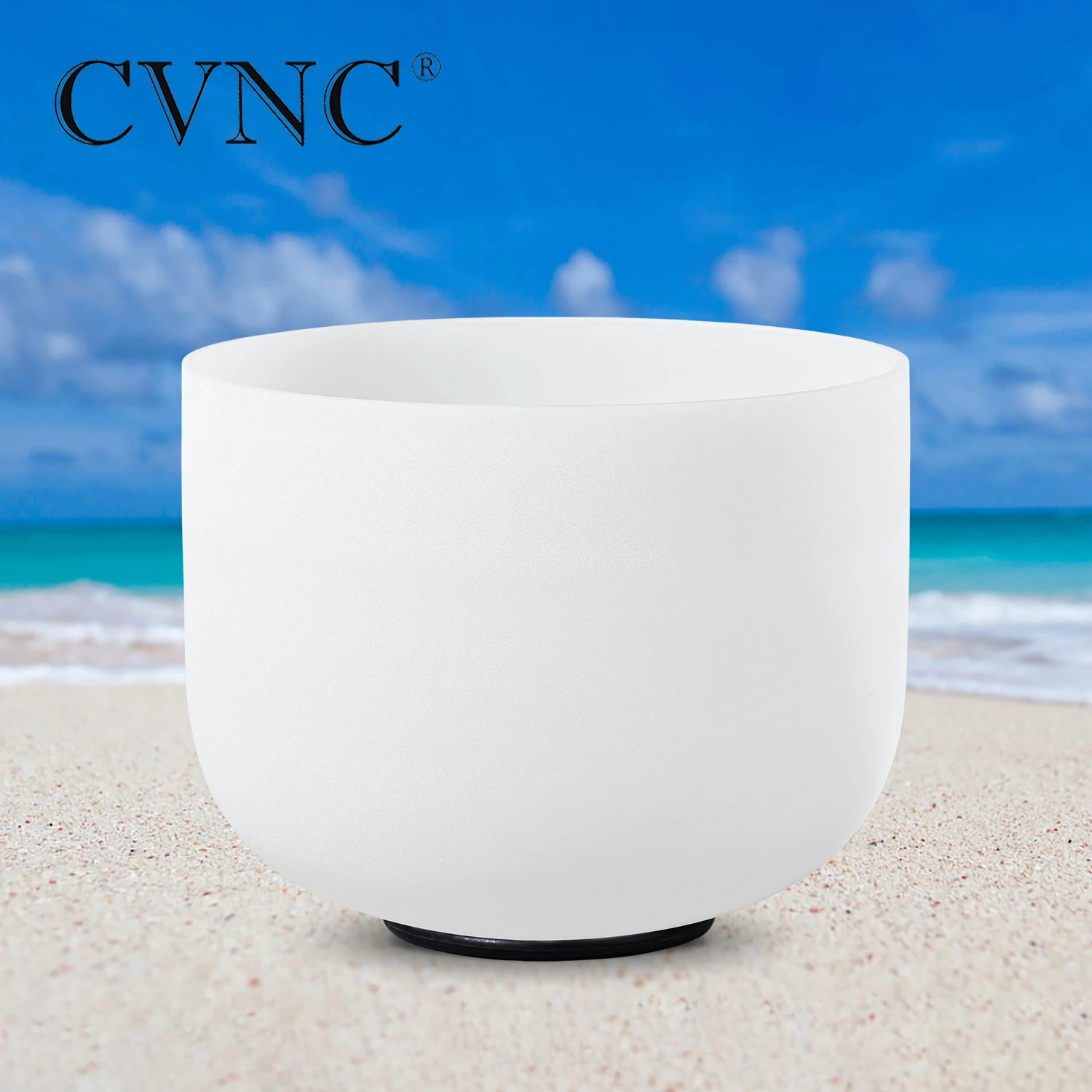 CVNC 8 дюймов Note E солнечное сплетение чакра Матовый Кварцевый Поющий чаша 432