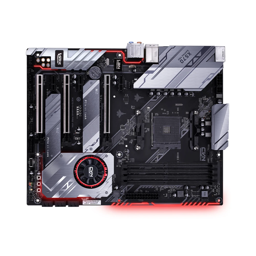 Цветная материнская плата CVN X570 GAMING PRO V14 Материнская плата системная плата мульти-защита AMD AM4 Ryzen 2000 и 3000 процессор