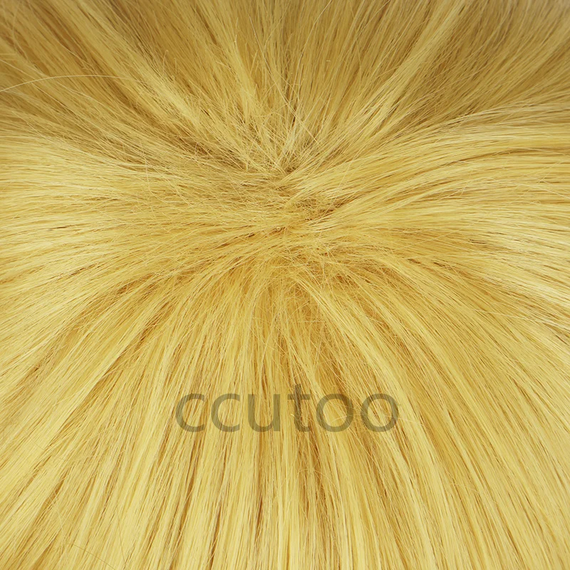 Anime One Piece Cosplay Wigs Sanji Wig Short Straight Golden Heat Resistant Synthetic Hair + Wig Cap