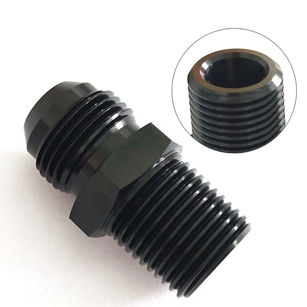 

1pcs AN10 To 1/2"NPT Straight Fuel Hose Adapter Pipe Thread Fitting Car Auto Accessories