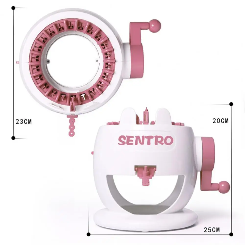 

Creative Knitting Machine Toy Cost-effective DIY Handmade Unisex Ornament Adjustable Weaving Scarf Toy for Kids Pretend Toys