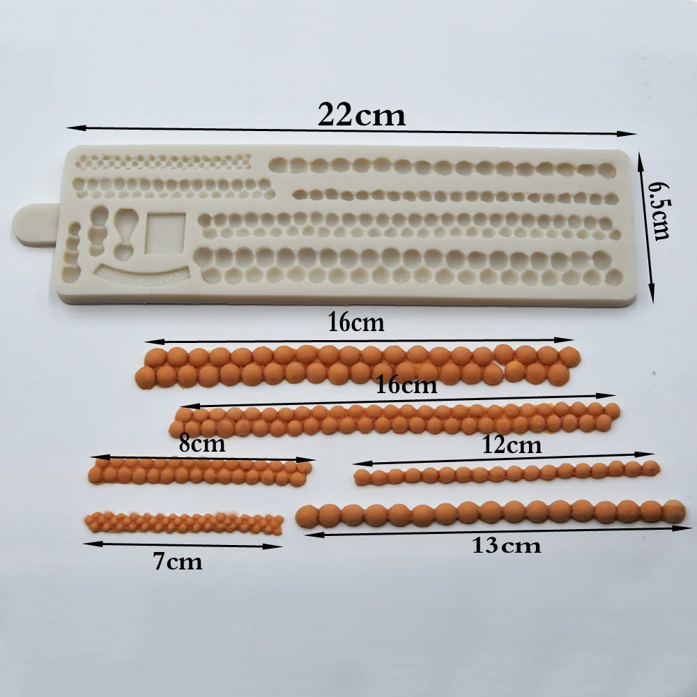 1 шт. жемчужная силиконовая форма для помадки из смолы 3D инструменты украшения