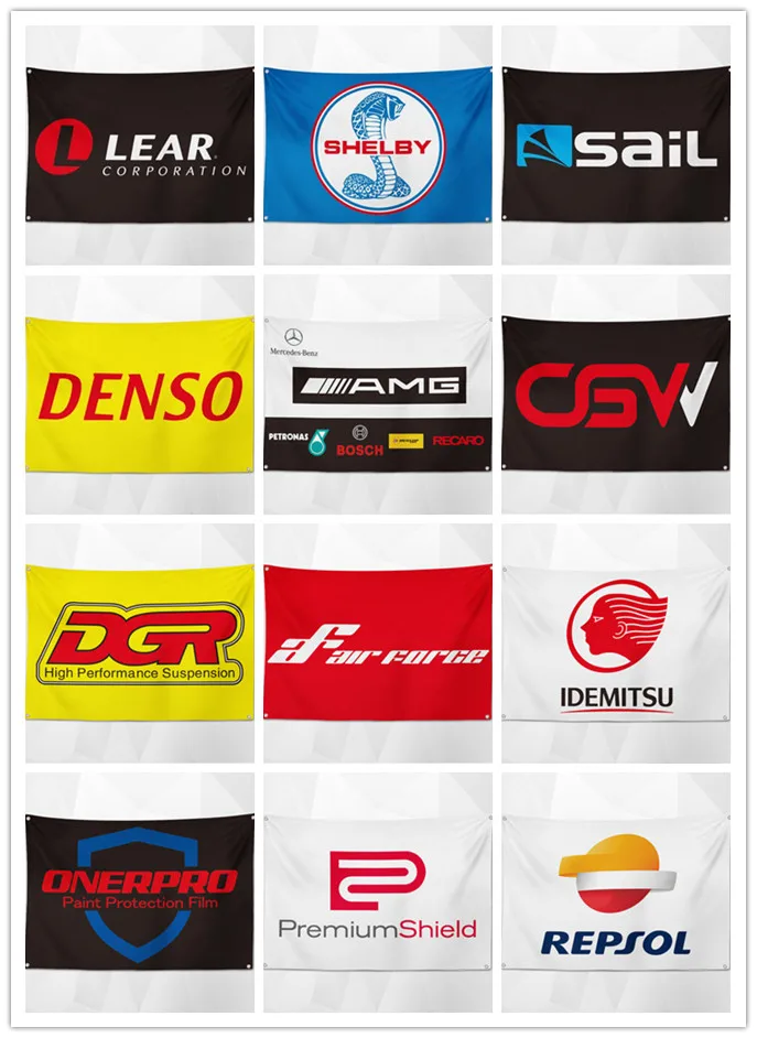 Стайлинг автомобиля наклейка для магазина флаг автомобильный клуб рабочая