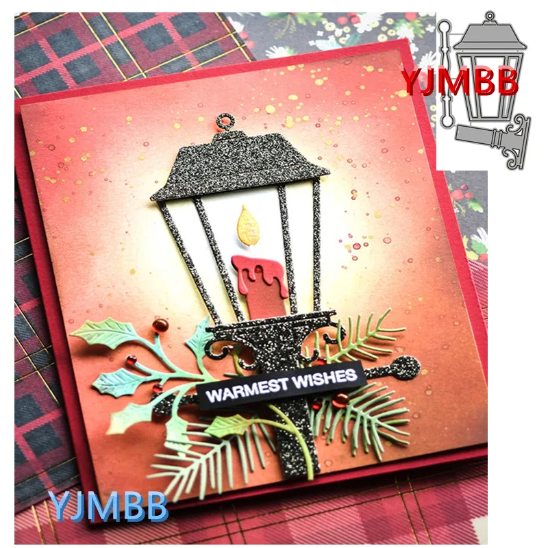 

YJMBB новая свеча лампа тень цветок листья #2 металлические высечки для скрапбукинга альбома бумаги «сделай сам» карточек тиснение высечка