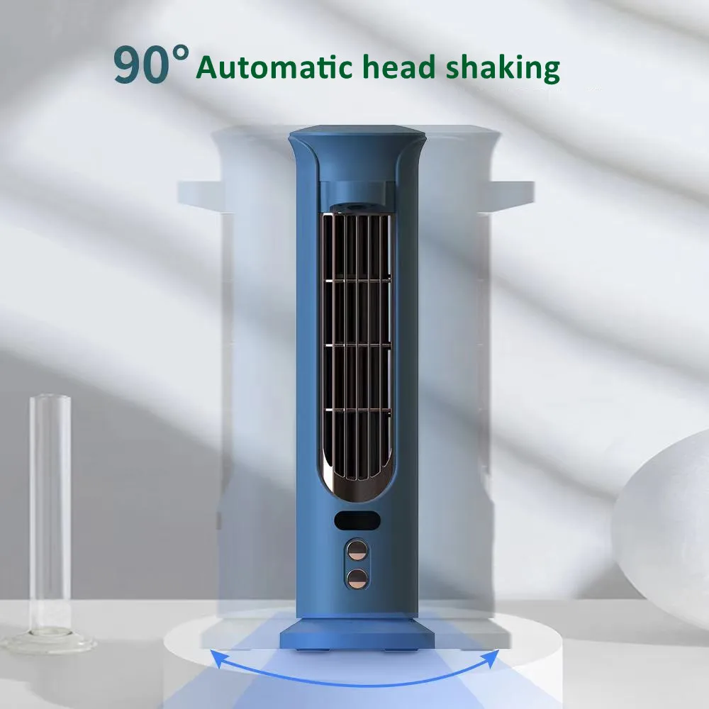 구매 HOMDD 새로운 전기 팬 냉각 스프레이 가습 타워 레트로 수직 데스크탑 휴대용 에어 컨디셔닝 사무실 홈 여름